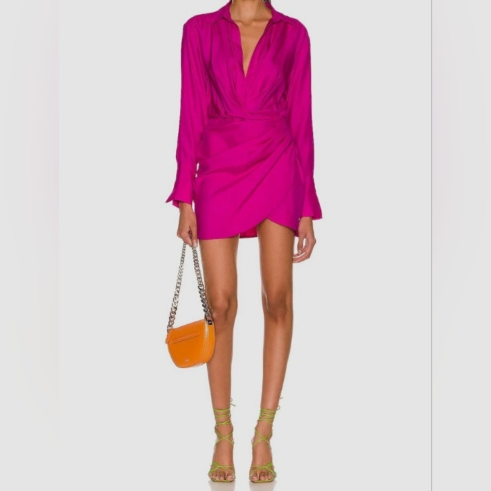 Steve Madden - NWOT Ruched Faux Wrap Dress